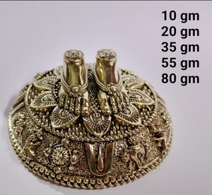 Fabriqué à la main en laiton indien dieu Figurine décorative spirituelle Statue à la main hindou idole en gros maison Temple bureau bénédiction - Product Image 1