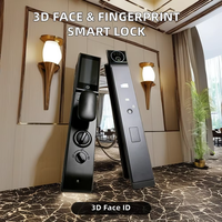 Hersteller 3D-Gesichtserkennung Tuya Smart Fingerabdruck-Schloss mit Handflächenerkennung, Sichtbare Gegensprechanlage, Schlüsselloser Zugang, WLAN-Cloud-Sicherheitstürschloss