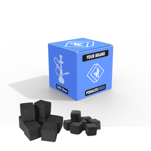 ขายส่ง OEM ปรับแต่งฉลากส่วนตัวมะพร้าวถ่านมอระกู่ Shisha พรีเมี่ยมจากอินโดนีเซียเถ้าต่ําเวลาการเผาไหม้ที่ยาวนาน - Product Image 1