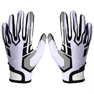 Nouvelle conception Gants de football américain professionnels personnalisés en latex imperméables à écran tactile à bas prix pour adultes, jeunes et enfants - Product Image 6