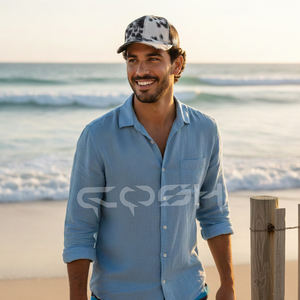 Casquette de baseball en cuir de vachette faite à la main, style western rustique, pour hommes et femmes - Product Image 5