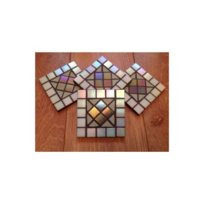 Posavasos de mosaico moderno, decoración de mesa, diseño personalizado, precio variado, venta al por mayor - Product Image 3