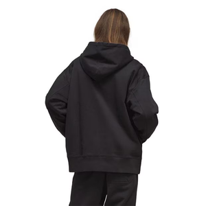 Sweat à capuche léger en coton avec fermeture éclair manches longues OEM sweat à capuche surdimensionné épaules tombantes sweat à capuche décontracté uni pour hommes poches - Product Image 6