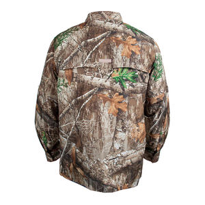 Vente en gros de chemises de tir à manches longues en coton à carreaux de haute qualité nouveau style de flanelle tricotée imperméable camouflage vacances - Product Image 2