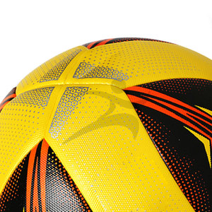 Suministro directo del fabricante Balones de fútbol avanzados personalizados con rayas blancas Tamaño 5 Fútbol de PVC para entrenamiento - Product Image 3