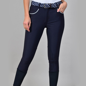 New Arrival Equestrian Breeches Technical Suede Knee Patch <b>Jodhpurs</b> Pants Custom Women's Horse Riding Clothing Manufacturing - Product Image 1