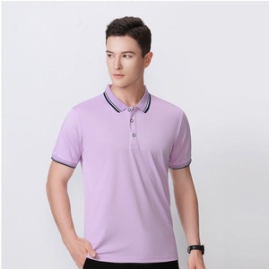 Nuevo diseño de secado rápido, colores lisos, personalizado, OEM, Impresión de logotipo, ropa de equipo, uniforme, manga corta, cremallera, deporte, Golf, polos para hombre - Product Image 3
