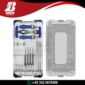 ชุดเครื่องมือผ่าตัดกระดูกสันหลังแบบแมนนวล ระบบสกรูเพดิเคิล สำหรับการผ่าตัดกระดูกและข้อ - Product Image 2