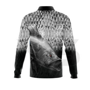 เสื้อโปโลชาย แขนยาว คอปก ติดกระดุม แห้งเร็ว ระบายอากาศ น้ำหนักเบา ผลิตจากโพลีเอสเตอร์ เหมาะสำหรับตกปลา ป้องกันรังสียูวี  แบบสั่งทำพิเศษ - Product Image 2