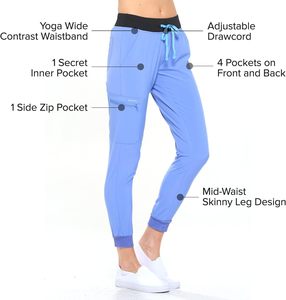 ชุดผ่าตัดสำหรับแพทย์พยาบาลชุดจ็อกเกอร์กางเกงใส่ได้ทั้งชายหญิง - Product Image 4