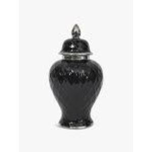 Couleur noire fantaisie Antique Designer émail finition haute qualité métal fait pot de gingembre ustensiles de cuisine accessoires fournitures - Product Image 2