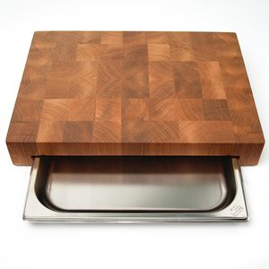 Tabla de Cortar de Madera Natural, No Porosa y Fácil de Limpiar, Apta para Carne, Frutas y Verduras, Elegante y Esencial para la Cocina - Product Image 1