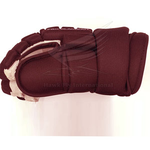 Gants de hockey sur glace à doigts entiers, légers, respirants, de haute qualité, en polyester, taille adulte, couleur personnalisée, logo personnalisé, équipe sportive - Product Image 5
