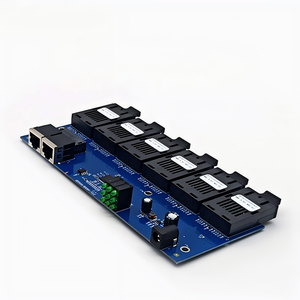 Convertisseur <span class=keywords><strong>de</strong></span> média YUNVO 100 Mbps PCBA 6 fibres 2 <span class=keywords><strong>RJ45</strong></span> 6Fx 2Tx, carte <span class=keywords><strong>de</strong></span> conversion fibre vers cuivre Ethernet rapide, port SC multimode - Product Image 2