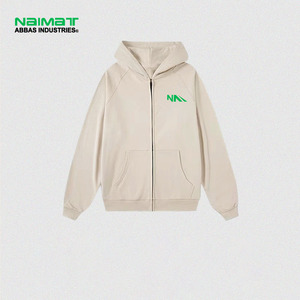 Sweat à capuche surdimensionné vierge | Pull d'hiver 100% coton avec impression numérique Conception d'épaule lourde - Product Image 3