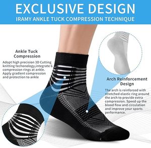 Calcetines Deportivos Personalizados Elite Crew, Acolchados y Seguros, para Fútbol, Running, Baloncesto, con Amortiguación - Product Image 2