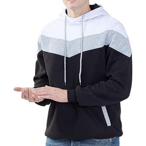 Sweat-shirts à capuche surdimensionnés en gros pour hommes, streetwear, en molleton de coton, lourds, avec impression de logo personnalisé - Product Image 2