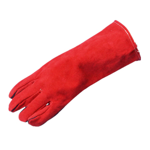 ถุงมือเชื่อมหนังวัวยาวทนทานต่อความร้อน - Product Image 3