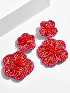 Haute qualité taille personnalisée mode boucles d'oreilles dernière conception bijoux de broderie pour filles femmes qualité standard excellente - Product Image 6