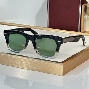 Gafas de Sol JMM Luxury Designer <span class=keywords><strong>2001</strong></span> a <span class=keywords><strong>SPACE</strong></span> <span class=keywords><strong>ODYSSEY</strong></span> con Armazón Cuadrado de Bioacetato, Lentes Polarizadas UV400 Hechas a Mano con Logotipo - Product Image 5