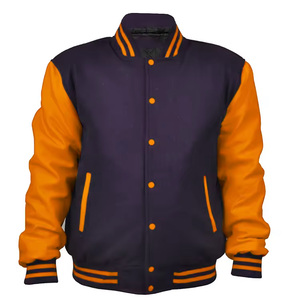Col montant imprimé personnalisé coupe-vent pour hommes veste universitaire Design supérieur respirant Letterman veste coupe-vent - Product Image 6