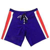 Bas quantité minimale de commande Pas Cher Vente en Gros Coquillages de Hockey sur Glace Adultes Personnalisés Shorts de Hockey sur Glace Sublimation Vêtements de Hockey sur Glace