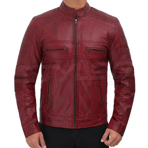 STYLSO SPORTS TT-502 Veste en cuir pour homme, prix de gros OEM, nouvelle mode, respirante, col mandarin, hiver, style urbain - Product Image 3