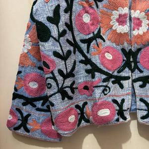 Chaqueta Suzani personalizable más vendida para prendas de vestir exteriores de moda al por menor y al por mayor disponibles a un precio asequible - Product Image 3