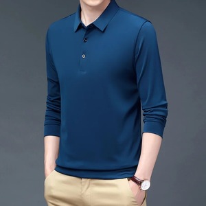 Chemise Henry décontractée d'été pour hommes nouveau haut de gamme brodé coton lin haut rayé confortable respirant T-shirt Puff Technics - Product Image 3