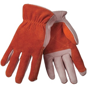 JNM SAFETY Heavy-Duty Outdoor Safety <b>Gloves</b> General Purpose Reinforced Cowhide Split Grain Leather Driving <b>Gloves</b> Abrasion Hand - Product Image 6