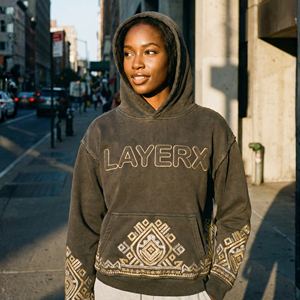 Sudadera con Capucha Gruesa de Invierno para Mujer, 500gsm, Forro Polar de Algodón, Estampado 3D con Pedrería, Gráfico, Insignia, Estilo Urbano - Product Image 5