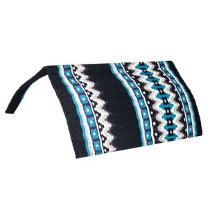 Manta de Silla de Montar Clásica de Lana Tejida a Mano en Colores Personalizados, Almohadilla Duradera para Montar a Caballo, Polialgodón, para Exposiciones Ecuestres Occidentales, EquiElite Exports - Product Image 2