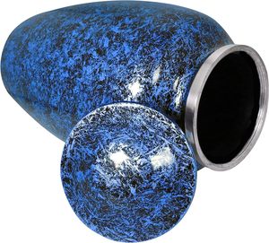 Nouvelle collection de créateurs disponible urne de crémation de couleur bleue pour urnes de crémation de souvenir pour les cendres humaines au meilleur prix - Product Image 5