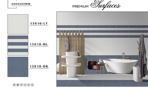 Carreaux de sol en céramique de haute qualité, design moderne, porcelaine, surface mate émaillée, 600x600 mm, pour salle de bain intérieure, appartement - Product Image 2