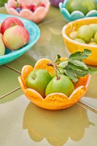 Epoxy Resin Eco-Friendly Luxury Elegant Teal Bow Salad/Fruit Storage <b>Gift</b> Polished Classic Home Dinnerware Bowl <b>Time</b> 2 Decor - Product Image 5