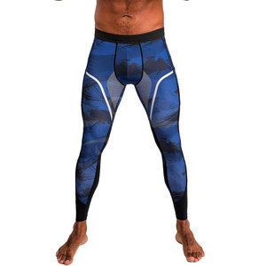 High Quality Comfortable MMA <b>Leggings</b> for Men Pakistan Made with Color Contrast <b>Cheap</b> Price - Product Image 1