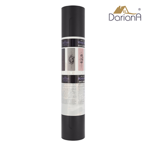 Premium PU Yoga <b>Mat</b> Moon Design Black 183×68×5 mm Non Slip Natural Rubber Exercise <b>Mat</b> - Product Image 5