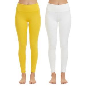 Leggings de yoga en spandex respirants pour femme, avec les meilleures options de personnalisation, tailles et couleurs sur mesure. - Product Image 2