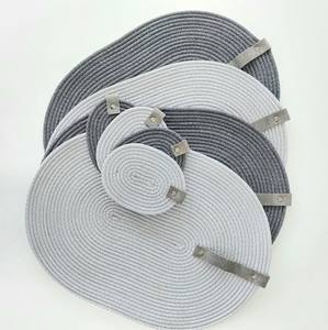 Meilleures ventes de napperons en rotin rustiques durables assiettes de chargeur tapis et tampons écologiques fabriqués à la main de - Product Image 3