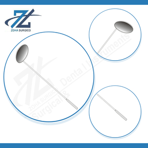 Miroir laryngé manuel de haute qualité, 130 mm de long, 8 mm en acier inoxydable, instrument chirurgical certifié CE, utilisation hospitalière, fabriqué au Pakistan - Product Image 4