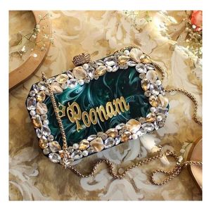 TOOL LINKED with Handmade Eco-friendly Resin Clutch Luxury Designer Purse Customizable High Quality Best Price Decorative Design - Product Image 4