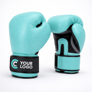Custom Logo Boxing Gloves PU Leather Training & Sparring Gloves with <b>Velcro</b> Wrist Support OEM Wholesale - Product Image 2