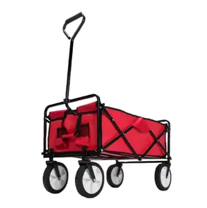 Garden Outdoor Camping Foldable Trolley High Quality Utility Wagon Portable Hand Trolley Cart