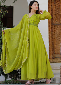 Vestido de césped de la India y paquistaní para mujer, vestido de la India y paquistaní de la colección Eid Salwar Kameez - Product Image 2