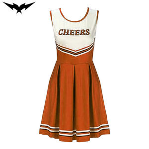 High Quality Women's <b>Dance</b> Performance Cheerleading Uniforms Sublimation Printing Shiny Crystal Applique Girls' Cheer Uniforms - Product Image 3