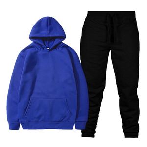 Ensemble de survêtement de sport pour homme confortable, deux pièces, pour l'exercice, le jogging, l'entraînement et une utilisation décontractée - Product Image 2