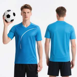 Men's Custom Logo Soccer Jersey Set Sports Uniforms With Football Kit Dropshipping for Soccer Wear - Product Image 4