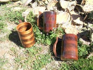 New Style Ceramic Wooden Beer <b>Mugs</b> with Solid Creative Handle Morning <b>Mug</b> Milk Coffee <b>Tea</b> Unique Coffee <b>Mugs</b> <b>for</b> Christmas - Product Image 2