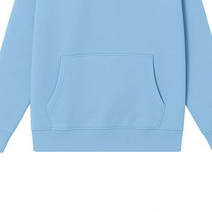 Sweat-shirts unisexes grande taille à col rond et fermeture éclair sur le devant, vente en gros, logo personnalisé brodé, 100% coton - Product Image 3