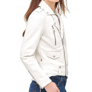 Chaqueta Bomber de Cuero Auténtico para Hombre y Mujer, Estilo Aviador Casual con Puños y Dobladillo Acanalados, Estilo Piel de Oveja para Piel de Cocodrilo - Product Image 3